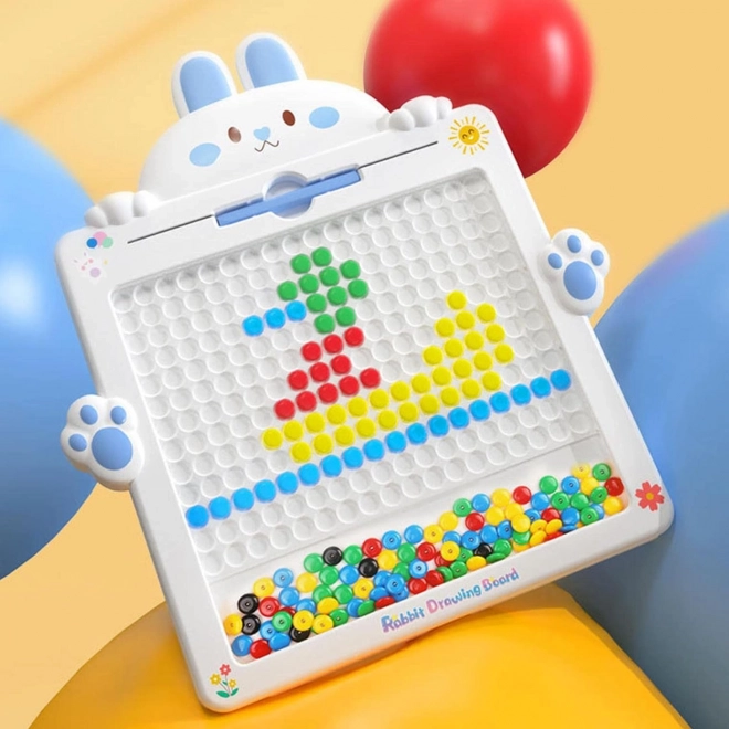 Magnetická tabule pro děti Montessori MagPad Králík