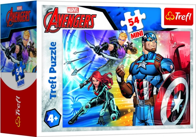 Minipuzzle Avengers 54 dílků v krabičce