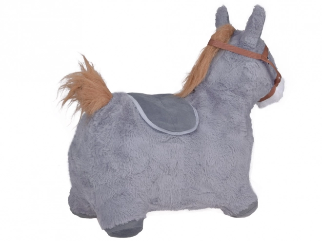 Plyšové hopsadlo koník šedý – Grey