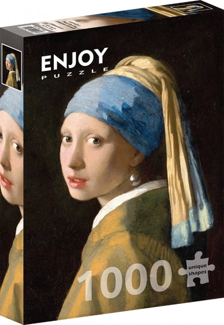 Puzzle Dívka s perlou od Johannese Vermeera 1000 dílků
