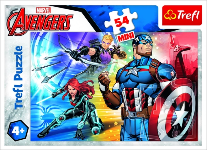 Minipuzzle Avengers 54 dílků v krabičce