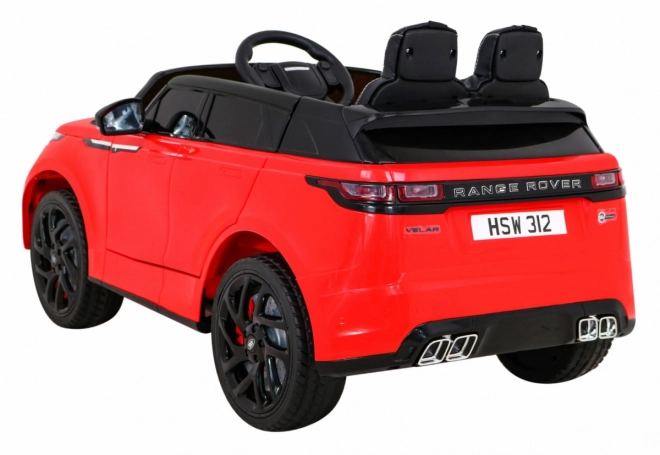 Elektrický Range Rover Velar s dálkovým ovládáním – Červený