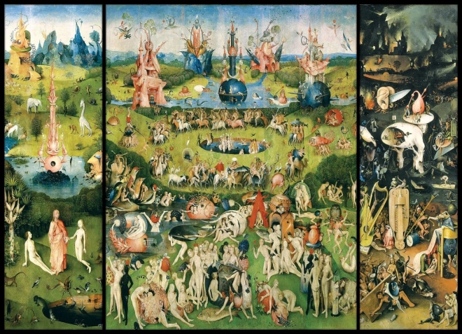 Puzzle Zahrada pozemských rozkoší 1000 dílků od Eurographics
