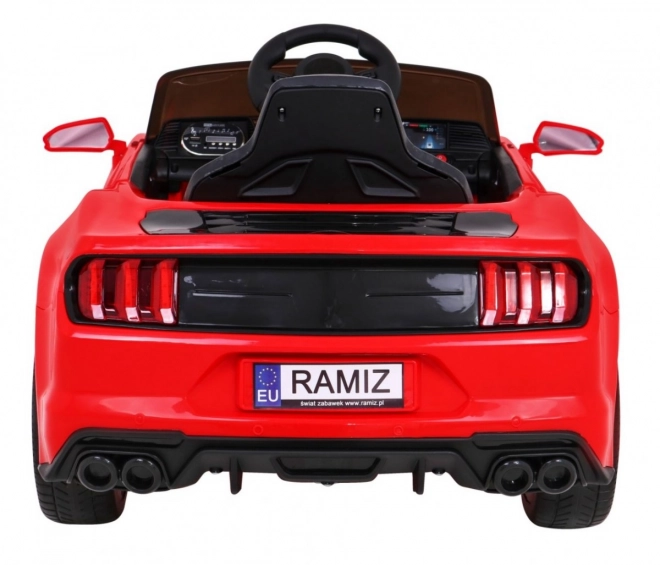 Červené dětské auto GT Sport na baterii s dálkovým ovládáním a MP3