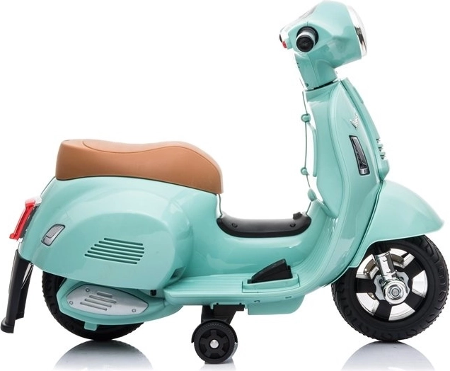 Dětský elektrický skútr Vespa GTS 300 Mini tyrkysový