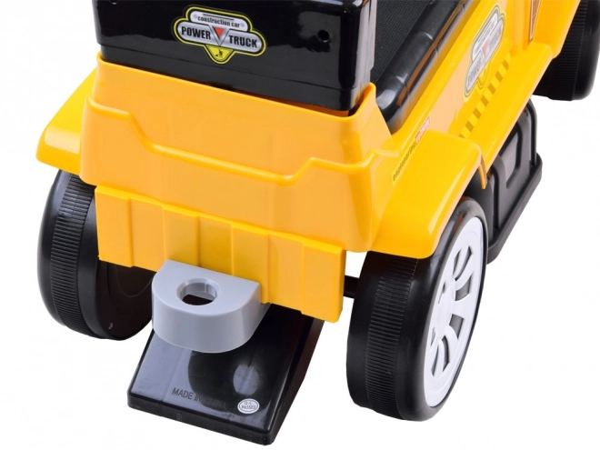 Jeździk Traktor s Přívěsem – Žlutá
