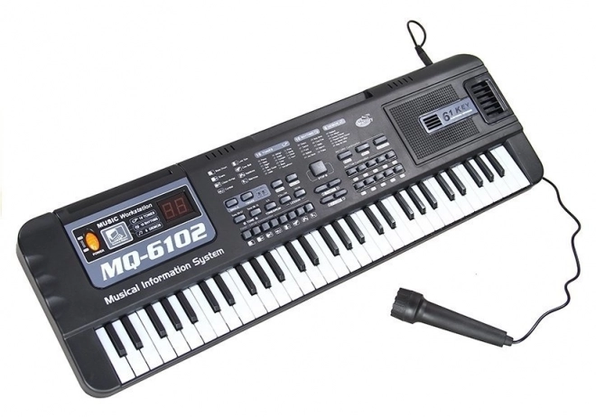 Klávesnice MQ-6102 61 kláves Výukový mikrofon