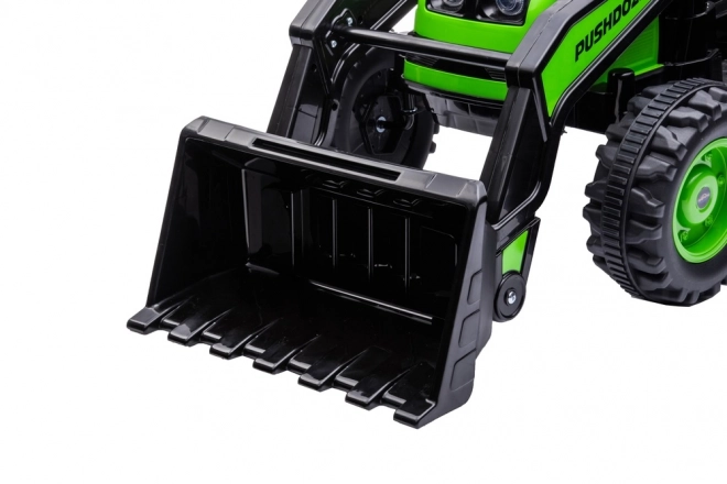 Dětský akumulátorový traktor Bagr s pohyblivým ramenem