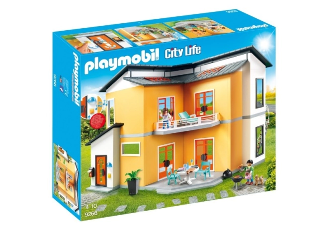 Detailní dvoupatrový dům