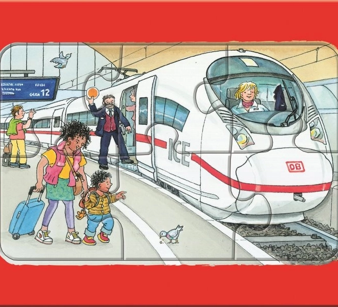 Moje první puzzle Dopravní prostředky 3x6 dílků