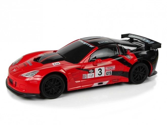Sportovní auto R/C 1:24 Corvette C6.R červené s osvětlením