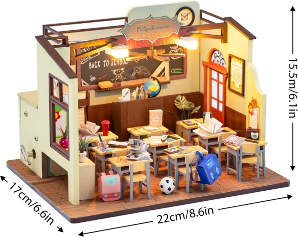 Miniatura domečku 2Kids Toys Školní Třída