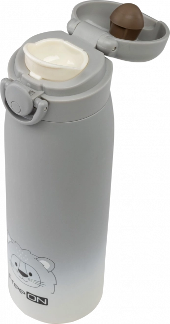 FreeON dětská nerezová termoska 480 ml - Šedá