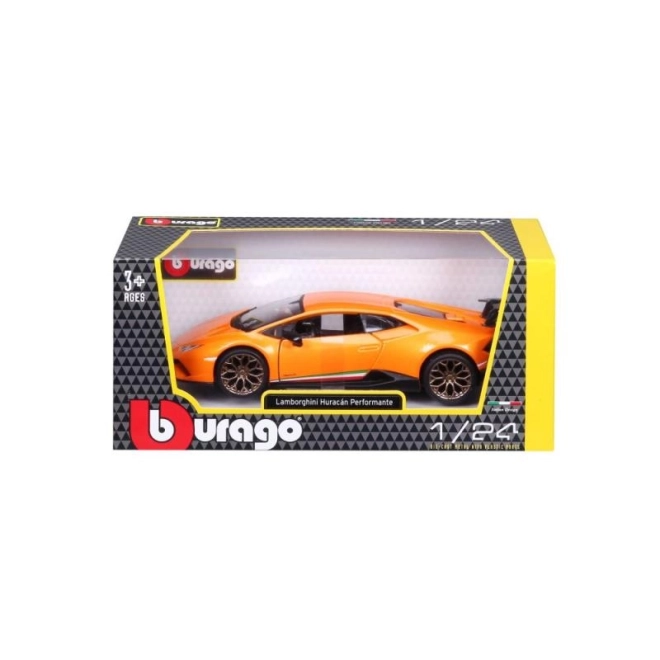 Lamborghini Huracan Performante oranžová model 1:24