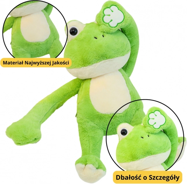 Plyšová Žába Se Zelenými Magnety 23 cm