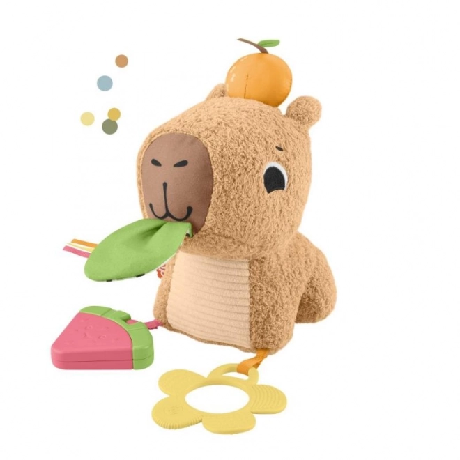 Fisher-Price plyšová hračka kapybara s příslušenstvím