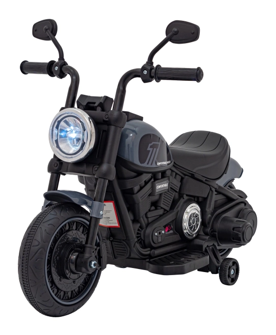 Motocikel Chopper FASTER – Šedý