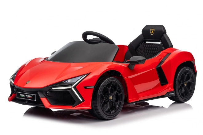 Dětské auto Lamborghini Revuelto červené