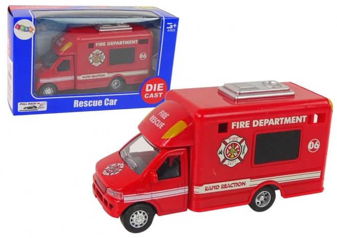Záchranná vozidla s frikčním pohonem - Policie, Hasiči, Ambulance