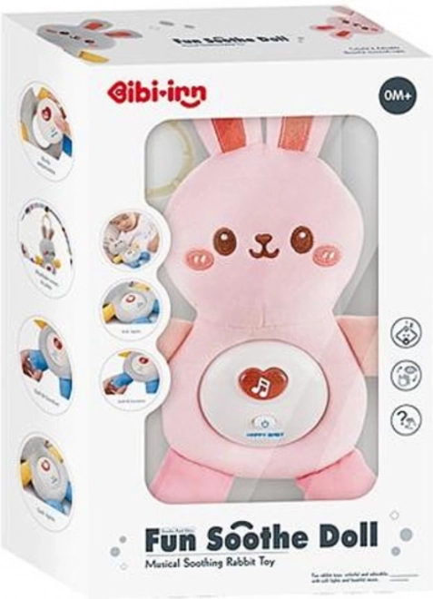Chipolino plyšový usínáček Zajíček Růžový