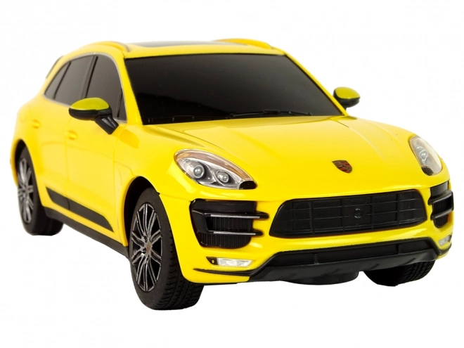 Auto R/C Porsche Macan Turbo 1:24 Rastar – Žluté