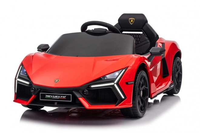 Dětské auto Lamborghini Revuelto červené