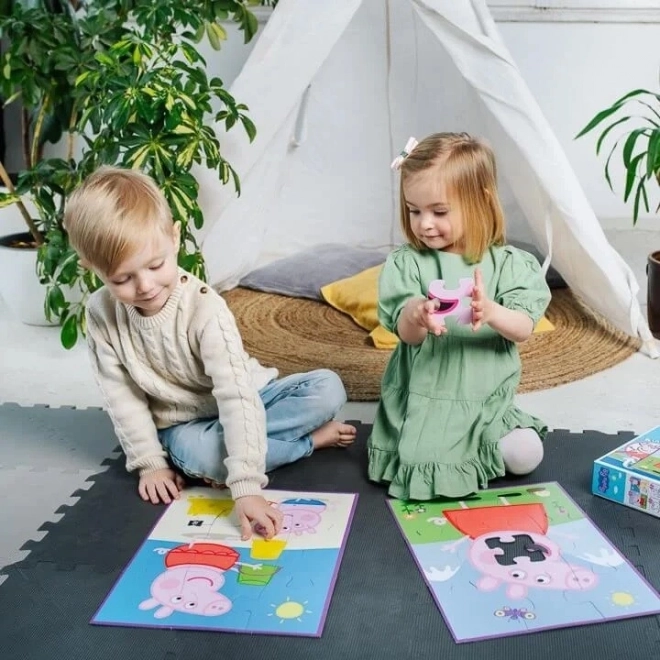 Skládačka Baby MAXI 2x10 Peppa Pig Veselý den