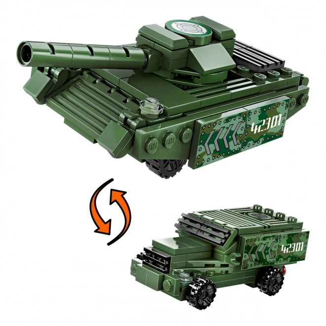 Stavebnice Qman War-Spirit Kolový Tank