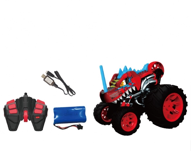 RC kaskadérské auto červené