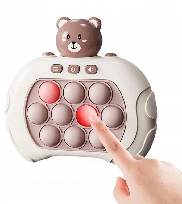 Interaktivní stresová hra POP IT Medvěd