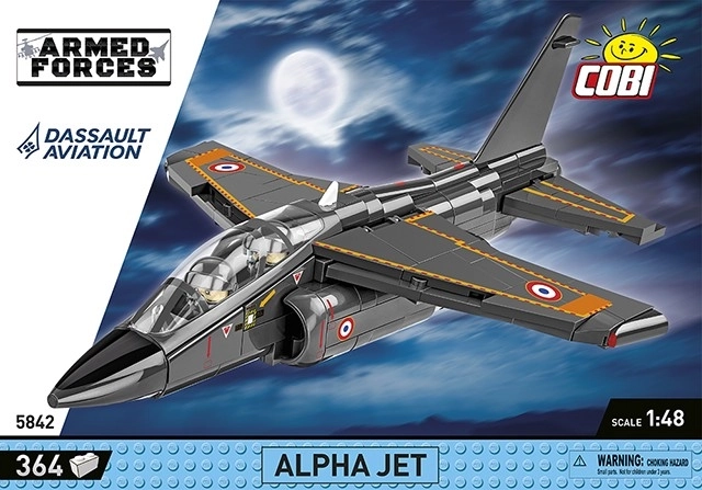 Armed Forces Alpha Jet - Stavebnice 364 dílů