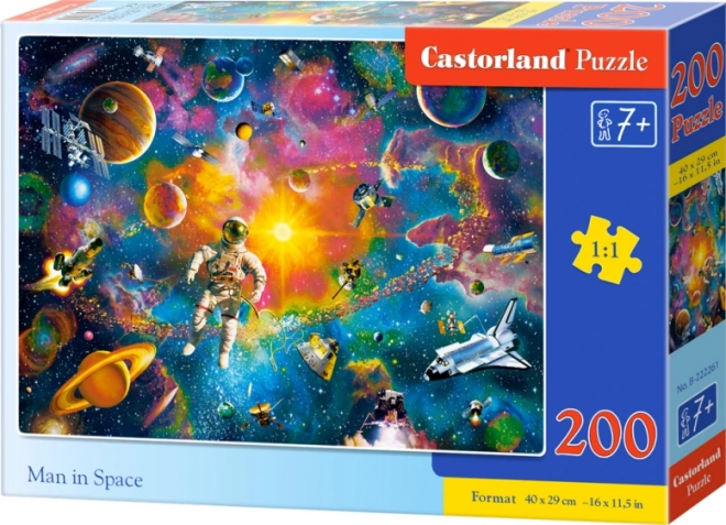 Puzzle 200 dílků Man in Space vesmír