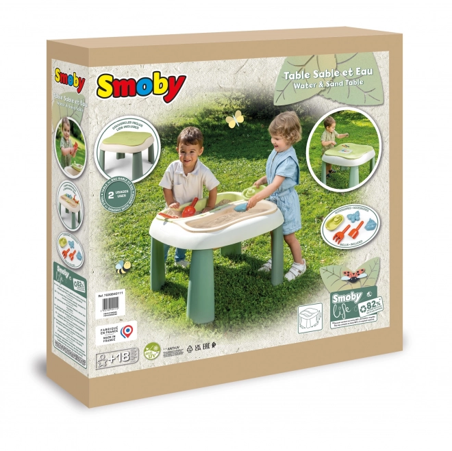 Smoby stůl pro hraní s vodou a pískem