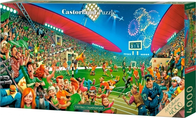 Puzzle Castorland Art Collection: Fotbalové mistrovství 4000 dílků