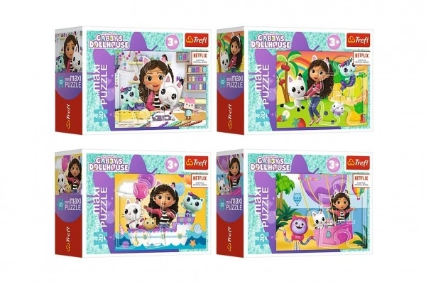 Minipuzzle Gabbyin pestrý den