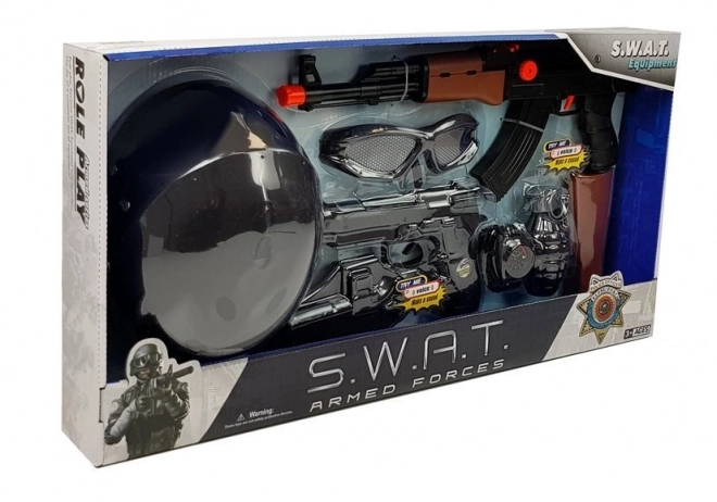 Dětský S.W.A.T. Hračka Set Z Pistolemi a Přilbou
