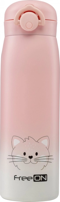 Termoska FreeON růžová 480 ml