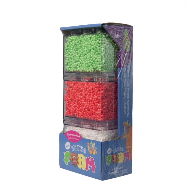 Ultra Foam 3 pack mini (balení 3 kusů zelená, červená, bílá)