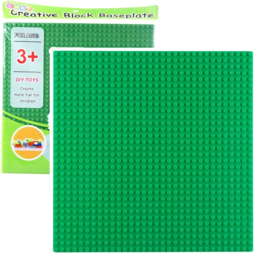 Stavební Deska Pro Kostky Světle Zelená 25,5x25,5 cm