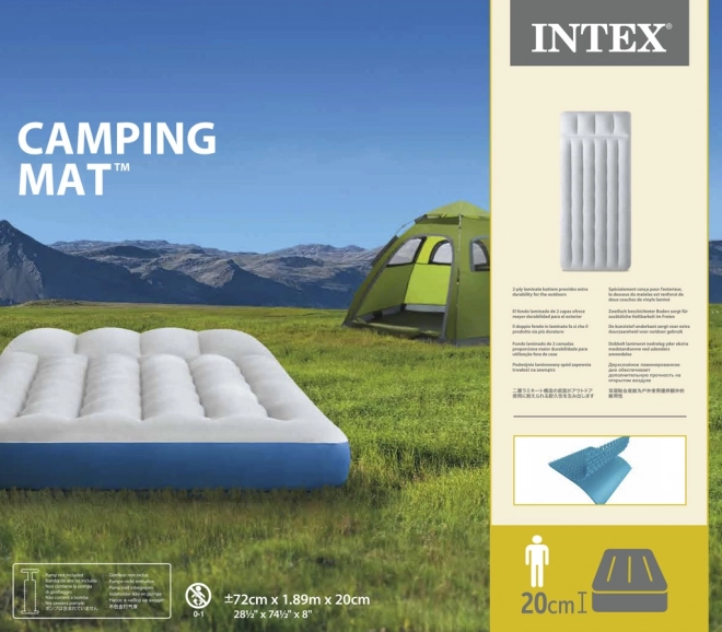 Nafukovací matrace Camping 72 cm x 1,89 m x 20 cm