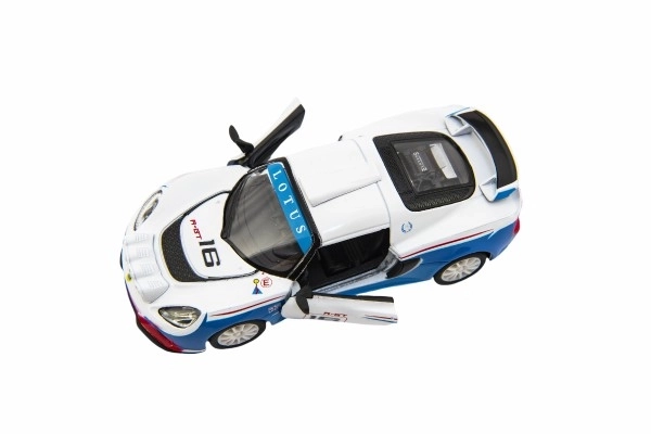 Auto Kinsmart 2012 Lotus Exige R-GT 1:32 12,5cm kov/plast na zpětné natažení