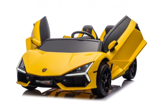Žluté auto Lamborghini Revuelto XL