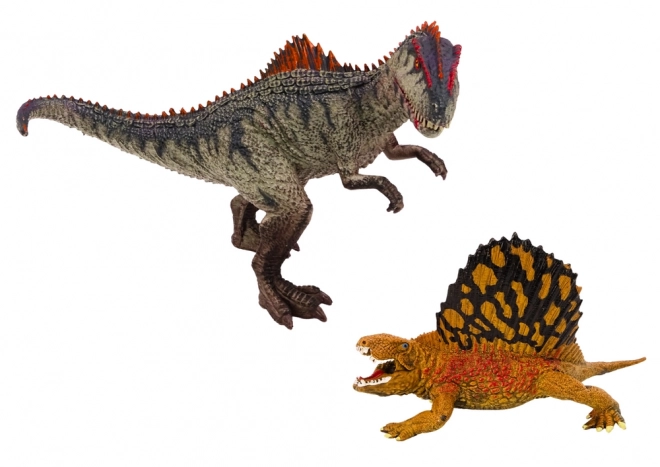 Figurky dinosaurů Dimetrodon Allosaurus Set 2El