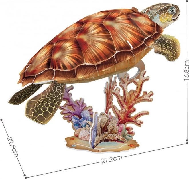 CUBICFUN 3D puzzle National Geographic: Mořská želva 31 dílků