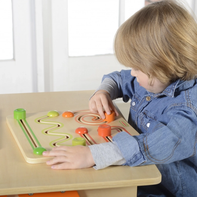 Edukativní deska s labyrintem Masterkidz Montessori