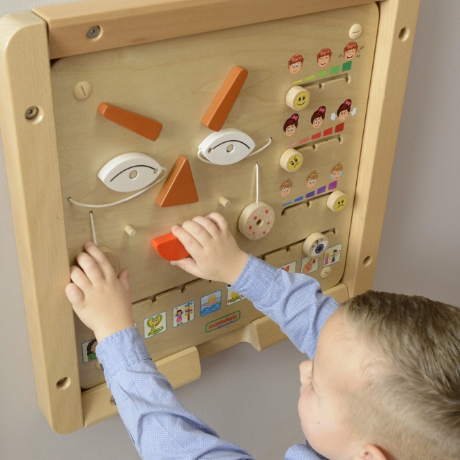 Masterkidz edukační tabule Jak se cítíš? Učení emocí Montessori