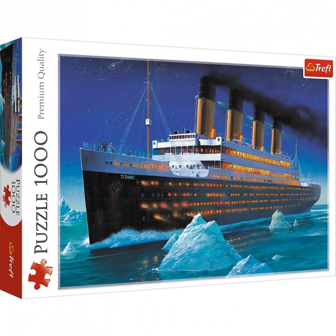 Puzzle Titanic 1000 dílků v krabici 40x27x6cm