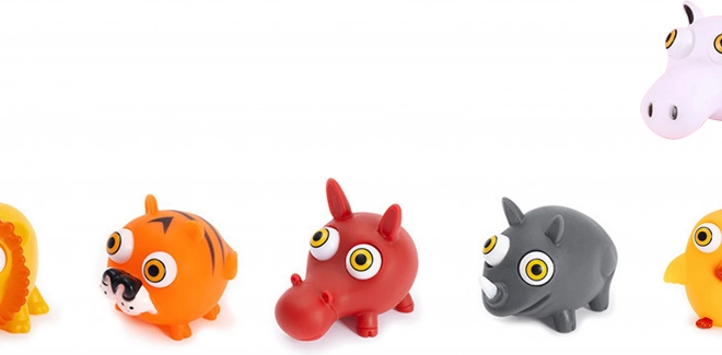 Mačkací zvířátko 8 cm – antistresová squishy hračka