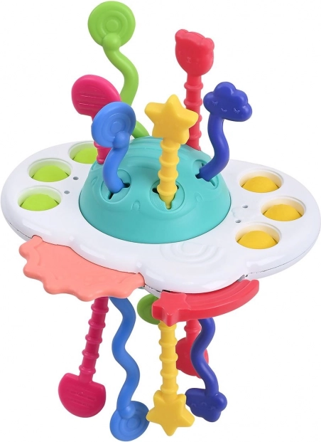 Playgo senzorická protahovací hračka s bublinami 16 cm