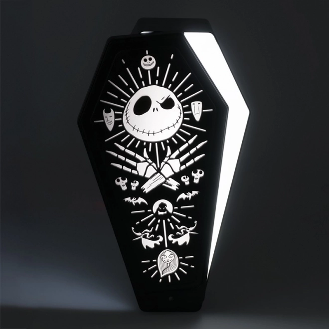 3D světlo Nightmare Before Christmas ve tvaru rakve